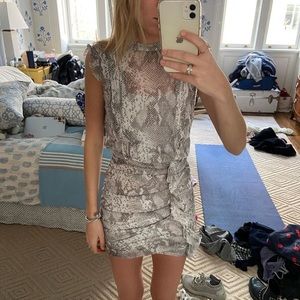 All Saints Snake Dress